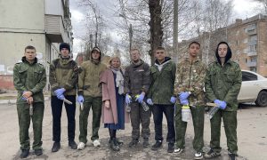 Волонтеры центра «Первые» помогли экологии Красноярска