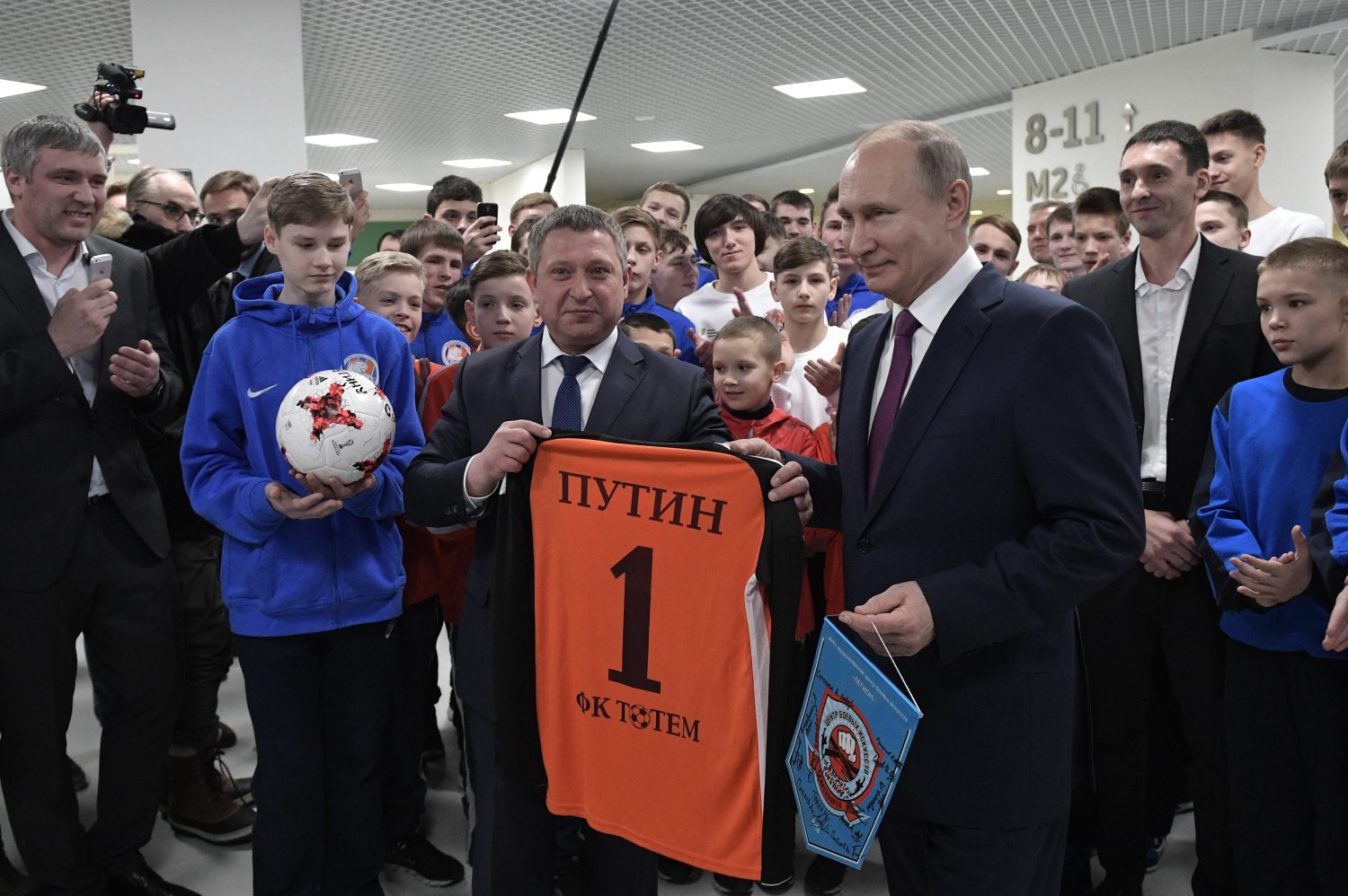 Поздравление Президента России с юбилеем ФК «Тотем»